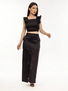 Women Two-Piece Outfits - 黑色 - 查看 3