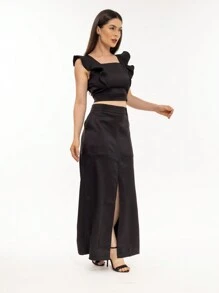 Women Two-Piece Outfits - 黑色 - 查看 4