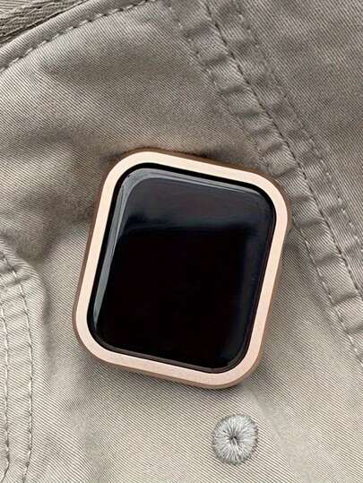 1pc Metal Case Compatible With Apple Watch Series 9 8 7 41mm 45mm Aluminium Alloy Bumper Cases Compatible With Apple Watch 6 5 4 SE 40mm 44mm Frame Protective Cover Apple Watch Accessories