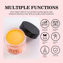 Gelhr 30g DIP Powder，夏季橘黃燃橙色，DIP Powder DIY沙龍禮物女性專用，無需使用美甲燈，指甲DIY沙龍，適用於年輕女性 - 彩色 - 查看 5