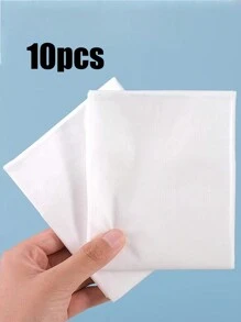 一次性加厚枕套，适用于酒店客房、美容院，采用无纺布材质，防污透气，是旅行、户外露营和酒店住宿的理想之选，为您带来最舒适的生活和旅行体验（不含枕芯）。 - 白色 - 查看 3