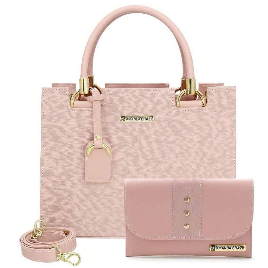 Amanda Brazil handbag Women Shoulder Bags - Màu Hồng baby - Xem 1