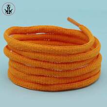 1 Pair Classic All-Match 0.6cm Semi-Circular Solid Polyester Shoelaces For Sneakers And Shoes - #2264 Light Yellow - View 5