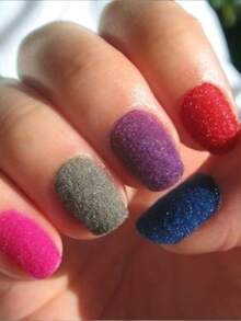Flock Or Velvet Effect For Decoration Crafts And For Nail Velvet Effect - 駝色 - 查看 3
