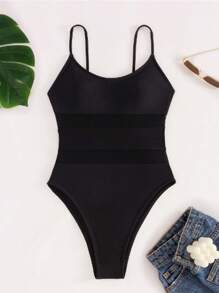 Women One-Pieces - 黑色 - 查看 5