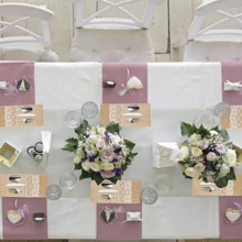 6Pcs/2Pcs Natural Burlap Cutlery Pouch, Burlap Silverware Holders Silverware Bags, Hessian Burlap Lace Utensil Napkin Holders, Knifes Forks Bag With Inner Ideal For Picnics, Camping, Parties, Birthday, Weddings - Beige - View 6