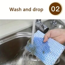 50pcs Disposable Kitchen And Bathroom Cleaning Towels - Disposable And No-Wash Cleaning Cloth For Utensils And Surfaces - Convenient & Effective Cleaning Tool - Multicolor - View 8