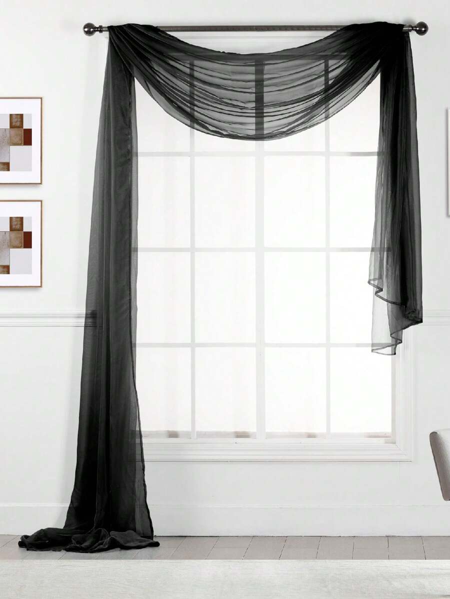 Cenefa de Ventana - Negro - Ver 1