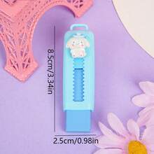 1pc Cartoon Retractable Rubber Eraser, Cute Drawing Exam 4B Stretchable Eraser, Creative Stationery - Multicolor - View 12