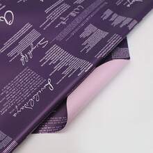 20 piezas 'Fuentes en inglés' Papel de envolver flores, papel para ramo de flores impermeable para floristería, manualidades DIY, varios colores, doble faz, papel para envolver flores, papel impermeable para ramo de flores de floristería, papel de envolver regalos, manualidades DIY - Multicolor - Ver 13