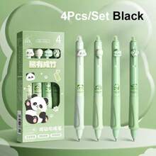 4 piezas Rotuladores de tinta de gel borrable, Bolígrafos retráctiles, Bolígrafos de dibujos animados lindos, Bolígrafos de escritura de punta fina de 0,5 mm, Bolígrafos de oficina y escolares para mujeres, niñas y niños - Multicolor - Ver 7