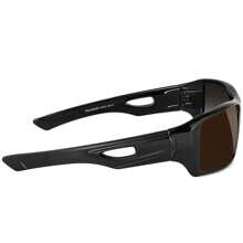 MAXJULI Polarized Wrap Around Sports Fashion Glasses For Big Heads Men Women Fishing Driving Stylish Protection Sun Glasses 8232 - A2 黑/棕 - 查看 5