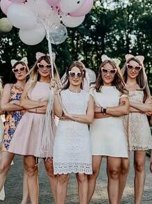 6 أزواج نظارات قلب للزفاف لحفلة وداع العزوبية، هدايا عروس ووصيفات، نظارات كلاسيكية بشكل عين القطة للزفاف وأمسية العروس وحفلات الأعياد والكريسماس، إكسسوارات حفلة خاصة