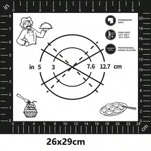 Extra Large 80/70/60cm Silicone Kneading Mat For Baking, Non-Stick Dough Rolling Mat / Pastry Mat For Pie, Cookie, Pizza - Black Baking - View 1