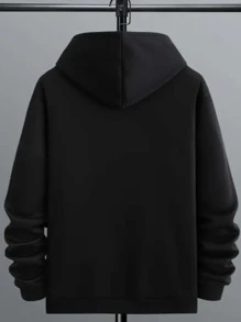 Men Hoodies - 黑色 - 查看 2