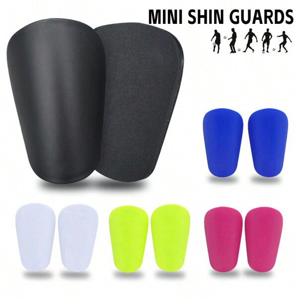 1 pereche de mini paratibie de fotbal, super usoare, protectoare pentru picioare de fotbal