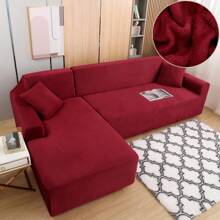 Sofa Slipcovers - Burgundy - View 2