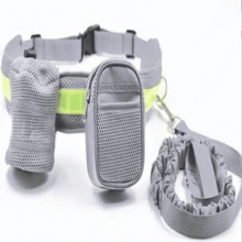 1入組寵物跑步運動牽引套件，腰包配備，多種顏色反光牽引繩和項圈，適用於小型，中型和大型犬隻 - 彩色 - 查看 9