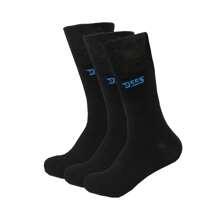Duke D555 Mens Harold Kingsize Socks (Pack Of 3) (Black)