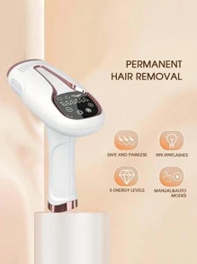 SOKANY Epilator sin dolor, dispositivo de depilación láser, depilación IPL para mujeres y hombres, dispositivo 3 en 1 para eliminación permanente de vello en casa con 5 niveles, 999,990 destellos actualizados, depilador para todo el Body, axilas, espalda, piernas, brazos, cara y línea de bikini, con cable, reduce el crecimiento del cabello - Tipo de Enchufe A USA (110-127V) - Ver 9