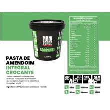 Pasta De Amendoim Integral Crocante Pote de 1Kg - Maniforce - Integral Crocante - Visão 3