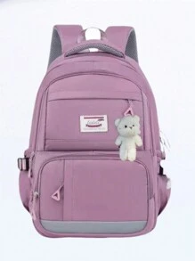 Women Fashion Backpacks - 粉色 - 查看 1