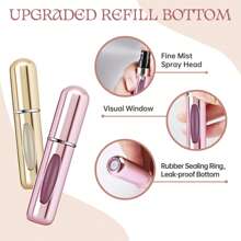 1个便携式迷你可填充香水喷雾瓶，5毫升，带香水泵头，旅行装 - 彩色 - 查看 4