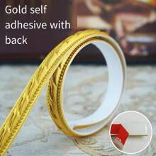 Self-Adhesive PVC Decorative Molding Line For Picture Frames, Mirrors, Edge Frames, PU & Gypsum Crown Molding And Ceiling Edges - One Volume - View 6