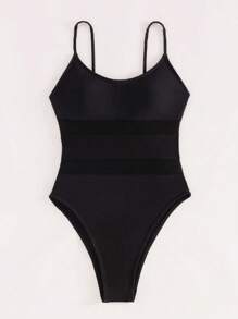Women One-Pieces - 黑色 - 查看 4