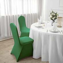 Waterproof Spandex Chair Cover 25PCS  Stretch Dining Chair Covers  Polyester Outdoor Chair Covers  Protector Stretch Chair Cover For Party Universal  Banquet  Wedding Event  Hotel(Emerald) - Nhiều màu - Xem 6