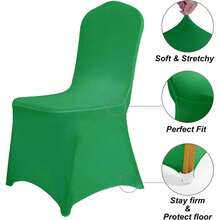 Waterproof Spandex Chair Cover 25PCS  Stretch Dining Chair Covers  Polyester Outdoor Chair Covers  Protector Stretch Chair Cover For Party Universal  Banquet  Wedding Event  Hotel(Emerald) - Nhiều màu - Xem 4