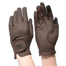 Dublin Touch Screen Everyday Riding Gloves (Brown) - Brown - View 1