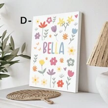 1 pieza Cartel de lienzo, Arte moderno, Letrero de madera para guardería, Decoración de guardería ideal para niñas: "Girl Power" en estilo boho, Regalo ideal para dormitorio, sala de estar, pasillo, arte de pared, decoración de paredes, decoración de otoño, decoración de habitación, sin marco, arte de pared, murales decorativos, decoración del hogar, arte del póster - Multicolor - Ver 10