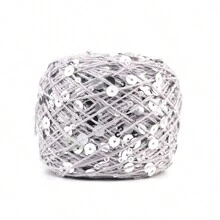 50/Ball 140M Hand Knitting Yarn 3mm+6mm Sequins Yarn DIY For Woman Woollen Sweater Hat Scarf - Multicolor - View 39