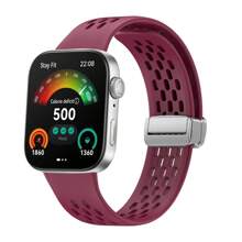Silikonarmband mit atmungsaktiven Löchern kompatibel mit Huawei Fit 3 Uhr, Fit 3 (Lochstil) als Geschenk für Studenten zum Schulstart