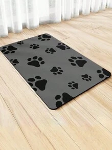 1 Pc Pet Feeding Mat, Absorbent Cat Food DogFood Mat, Cat Dog Mat, Quick Dry Non-Slip, EasyCleaning Cat Dog Water Dispenser Mat, PetSupplies, Cat Dog Water Bowl Mat