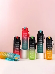 1 PC 800Ml Cốc Rơm Xe Đạp Di Động Dễ Thương, Món Quà Hoàn Hảo Cho Các Bạn Gái, Văn Phòng, Gia Đình, Ngoài Trời, Leo Núi, Du Lịch, Thể Thao - Đỏ - Xem 7