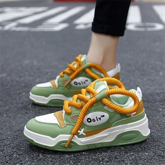 Women's All-Season Versatile Casual Rope Loafers Chunky Sneakers Platform Sneakers