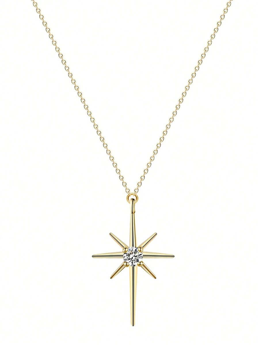 Hàn Quốc Vintage S925 Sterling Silver Bất Đối Xứng Tua Rua Tai Dòng Bông Tai Thánh Giá, Sang Trọng Và Thanh Lịch Thanh Lịch Tai - Bông tai tua rua - Xem 1