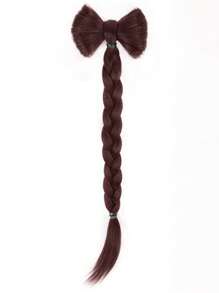 Süße Haarspange mit verdrehtem Zopf und Schleifendekoration für den Hinterkopf, Valentinstag Haarklammern, Haarspangen, Schulbedarf, elegant, College, Schleifen, Haraccessoires, Haraccessoires für Frauen, Haarteil, Haarnadel - Verschiedenfarbig - Übersicht 4