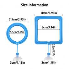 1pcFish Food Feeding RingVòng nuôi cá bể cáVòng cho cá ănVòng nuôi cá nhiệt đớiThức ăn cho cáCung cấp bể cá - Nhiều màu - Xem 2