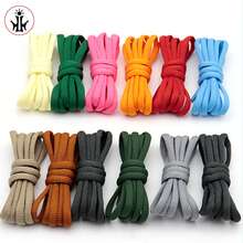 1 Pair Classic All-Match 0.6cm Semi-Circular Solid Polyester Shoelaces For Sneakers And Shoes - #2264 Light Yellow - View 3