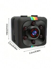 Compact HD Mini Night Vision Motion Detection USB Rechargeable Camera For Indoor Security And Babysitter Monitoring - Black - View 4