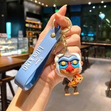 Mufasa  Timon Pumbaa Rafiki Keychain Cute Cartoon Animal Doll Key Chain Ring Bag Backpack Charm Car Key Pendant Boys Girls Gift - Multicolor - View 17
