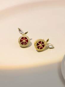 1pair Sweet Lovely Lemon Fruit Earrings - Fruit - View 13