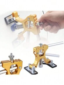 牙科拉手套件 - 可調式拔牙工具未塗裝凹槽修復套件，適用於汽車中的大型和小型凹槽拆除 - 黃色 - 查看 5