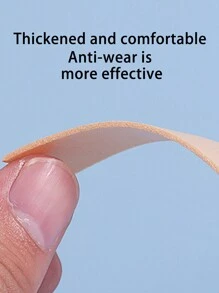 1卷凝胶鞋跟垫，吸盘式鞋跟垫，足部护理垫，隐形防摩擦贴，鞋跟防刮贴，耐磨足垫，防水气泡贴，防止摩擦，促进压力平衡，适用于高跟鞋、皮鞋，透气，带孔鞋跟垫，鞋跟踝部防滑垫，魔术贴 - 米色 - 查看 5