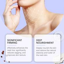 Neck Firming Cream Lifting Firming Moisturizing Anti-Wrinkle Diminishing Neck Lines Skin Massage Care Cream