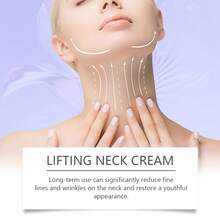 Neck Firming Cream Lifting Firming Moisturizing Anti-Wrinkle Diminishing Neck Lines Skin Massage Care Cream