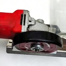 45° Tile Chamfer Stand For 100-Type Angle Grinder Heavy Duty Small Sturdy Chamfering Tool For Ceramic - Silver - View 7